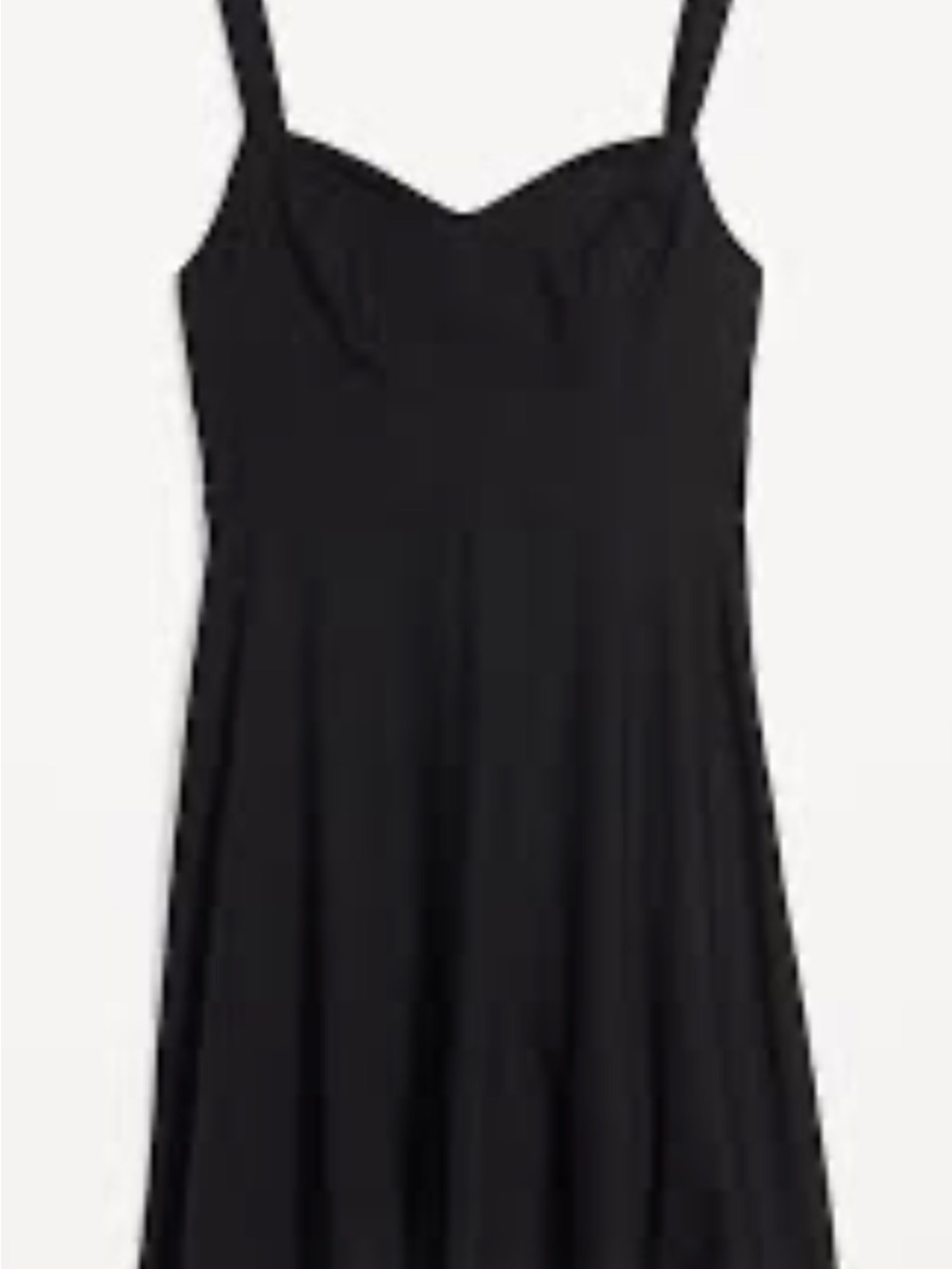 Old Navy Black Fit & Flare Mini Dress - Size Medium